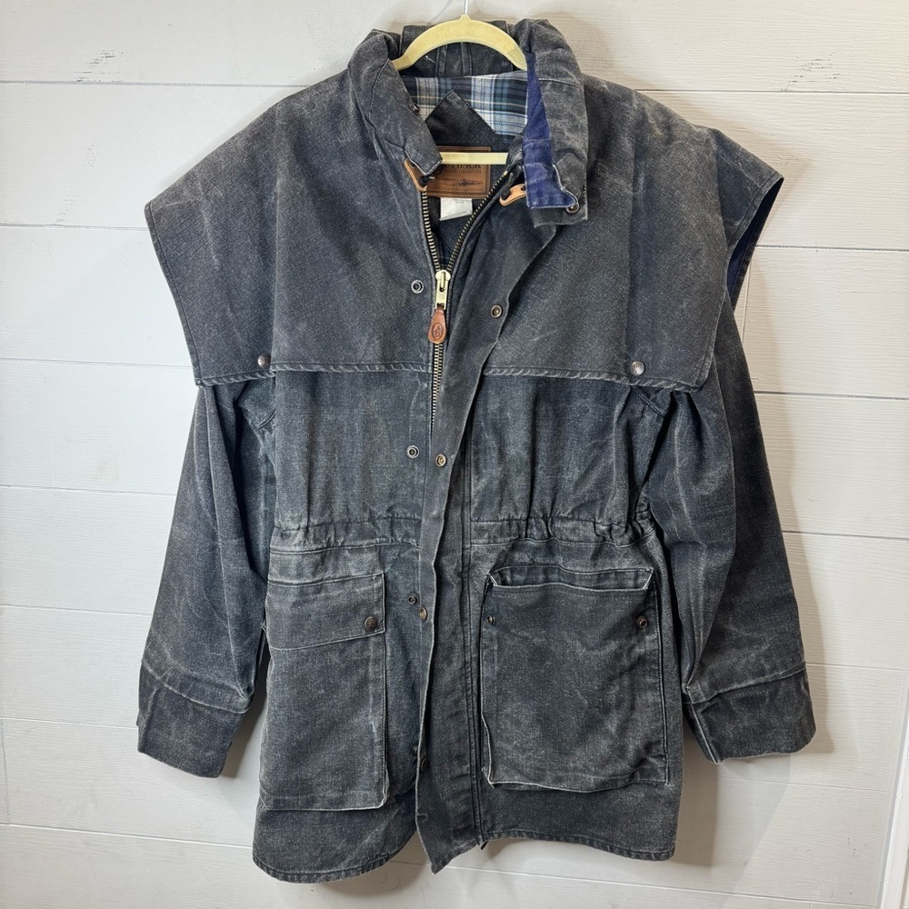 Outback Trading Company LTD. | Vintage Gray Waxed Jacket Size Large